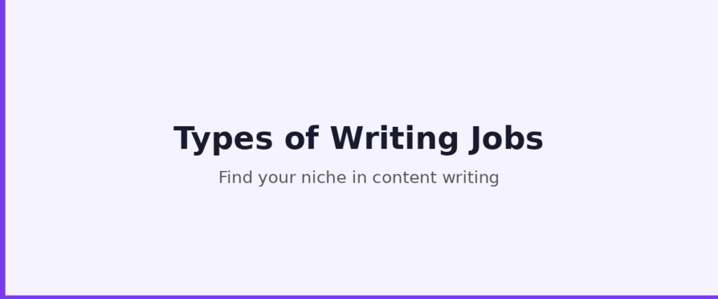 writing job
